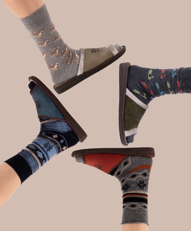 Nordikas ZAPATILLAS DE CASA HOMBRE AFELPADO JEANS