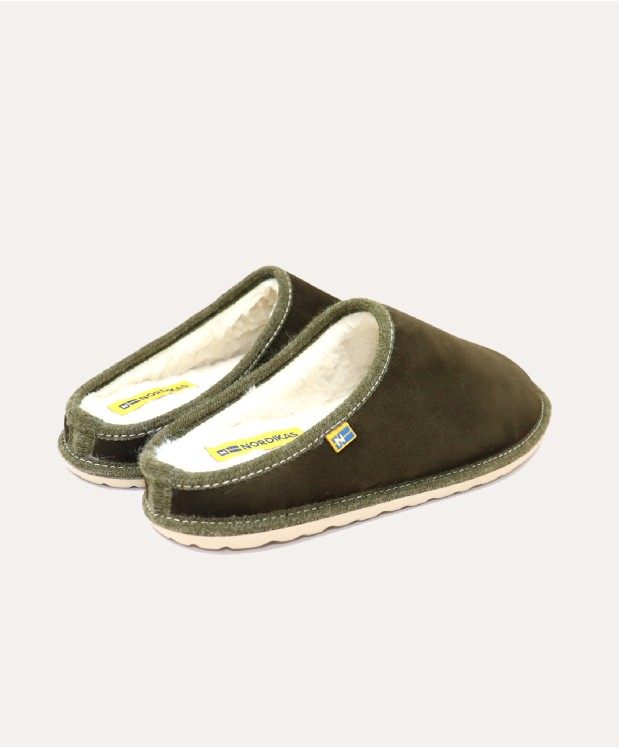 Nordikas ZAPATILLAS DE CASA HOMBRE AFELPADO KAKI