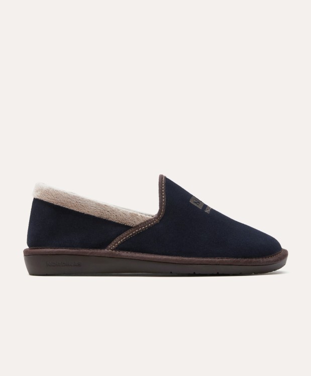 Nordikas ZAPATILLAS DE CASA HOMBRE AFELPADO MARINO