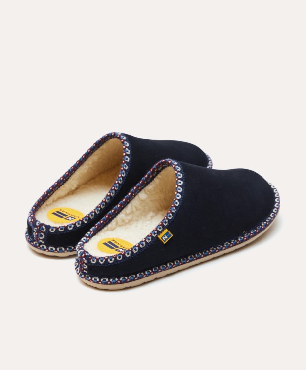 Nordikas ZAPATILLAS DE CASA HOMBRE AFELPADO MARINO