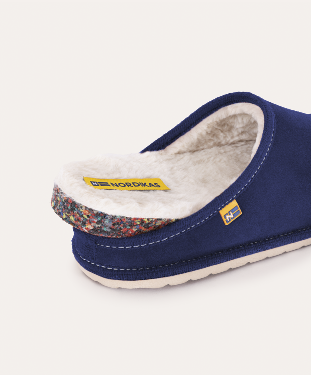 Nordikas ZAPATILLAS DE CASA HOMBRE AFELPADO MARINO