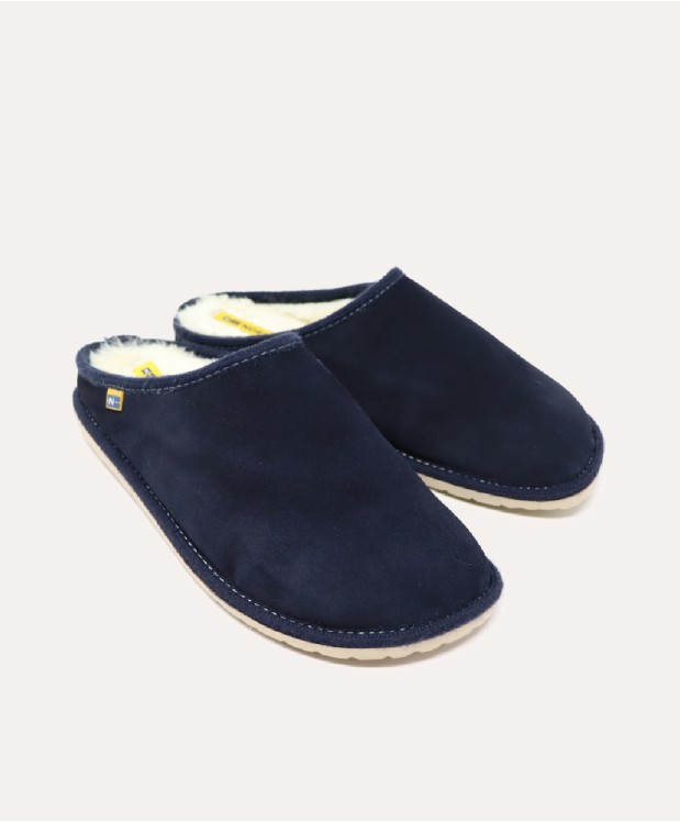 nordikas ZAPATILLAS DE CASA HOMBRE AFELPADO MARINO