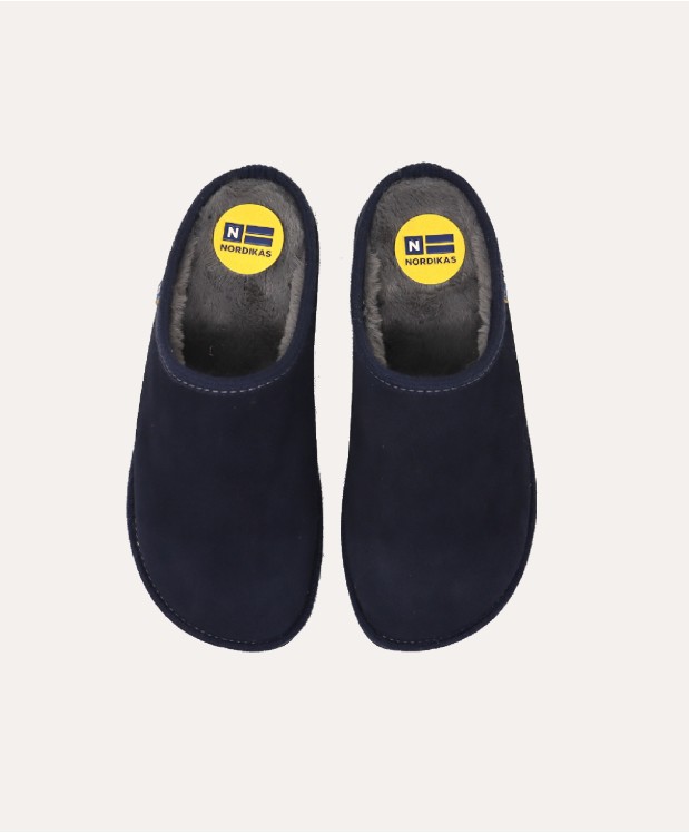 Nordikas ZAPATILLAS DE CASA HOMBRE AFELPADO MARINO