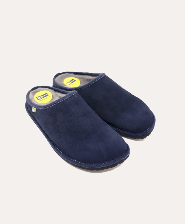 nordikas ZAPATILLAS DE CASA HOMBRE AFELPADO MARINO