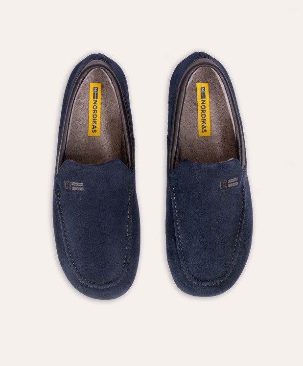 Nordikas ZAPATILLAS DE CASA HOMBRE AFELPADO MARINO