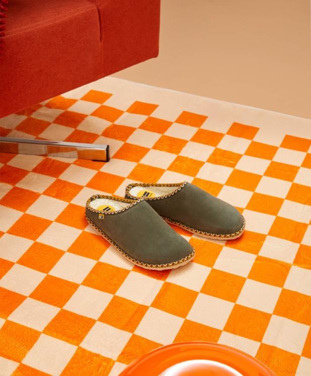 Nordikas ZAPATILLAS DE CASA HOMBRE AFELPADO MUSGO