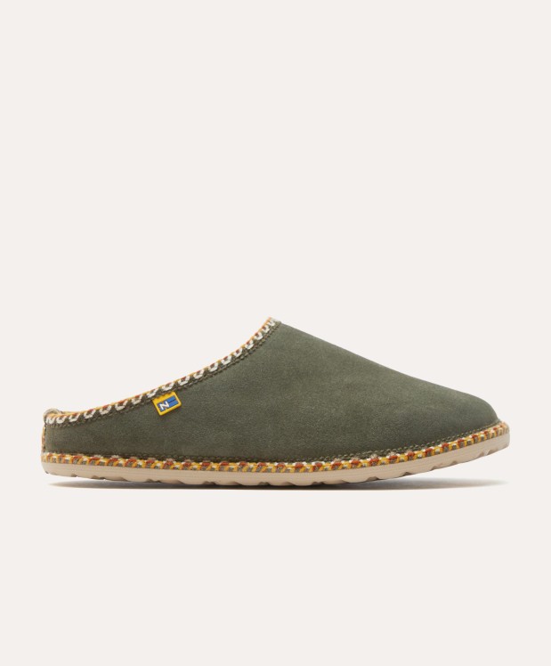 Nordikas ZAPATILLAS DE CASA HOMBRE AFELPADO MUSGO