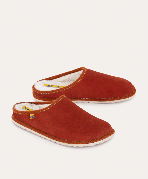 Nordikas ZAPATILLAS DE CASA HOMBRE AFELPADO TEJA