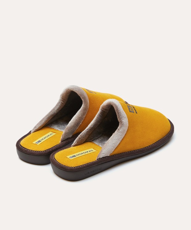Nordikas ZAPATILLAS DE CASA HOMBRE AFELPADO YELLOW