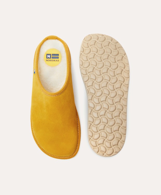 Nordikas ZAPATILLAS DE CASA HOMBRE AFELPADO YELLOW