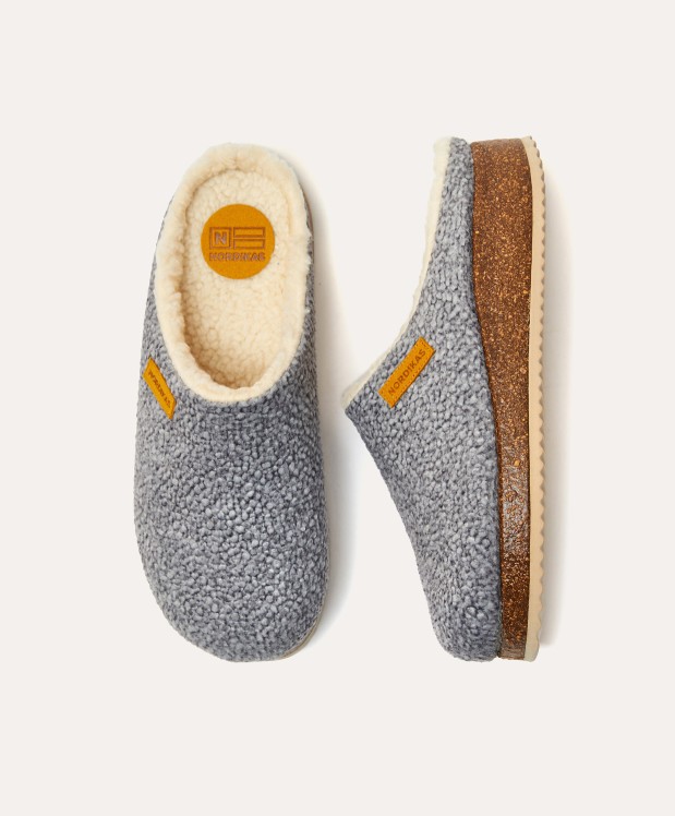 Nordikas ZAPATILLAS DE CASA HOMBRE ALASKA GRIS