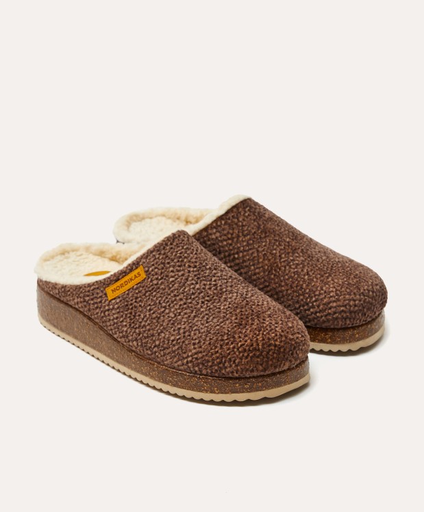 Nordikas ZAPATILLAS DE CASA HOMBRE ALASKA MARRON