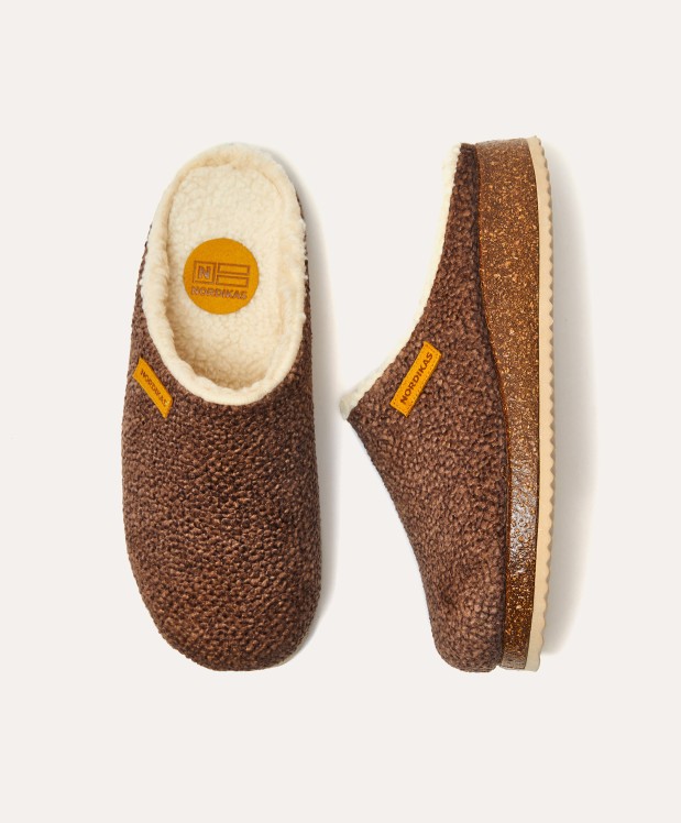 nordikas ZAPATILLAS DE CASA HOMBRE ALASKA MARRON