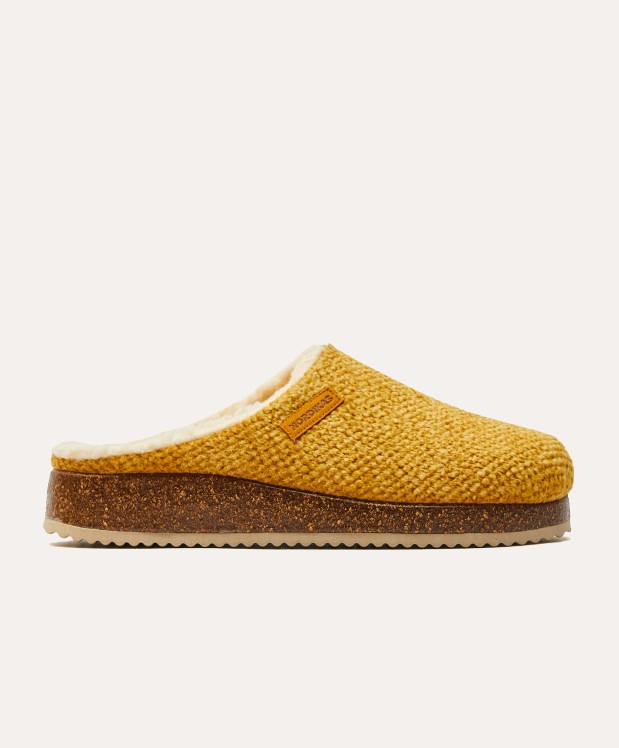 nordikas ZAPATILLAS DE CASA HOMBRE ALASKA MOSTAZA