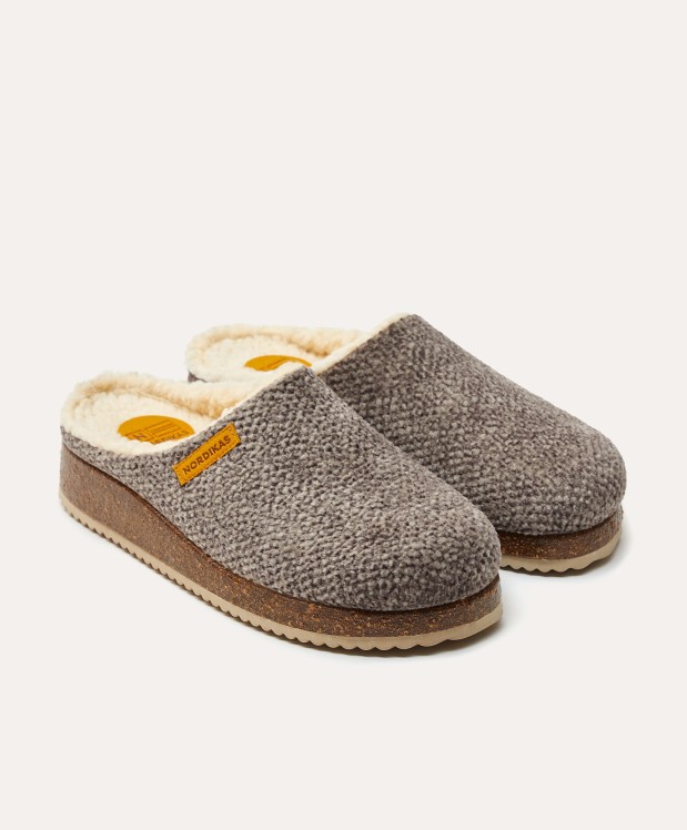 nordikas ZAPATILLAS DE CASA HOMBRE ALASKA TAUPE