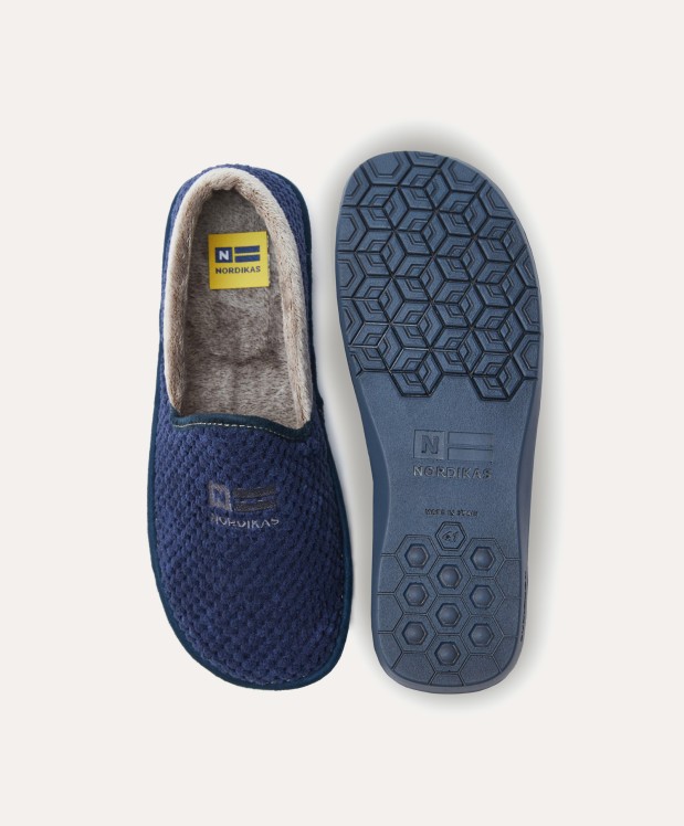 Nordikas ZAPATILLAS DE CASA HOMBRE ANDES MARINO