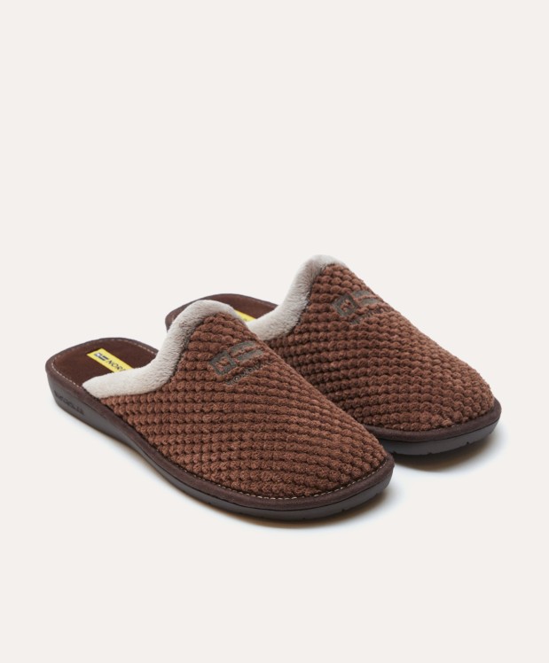 nordikas ZAPATILLAS DE CASA HOMBRE ANDES MARRON