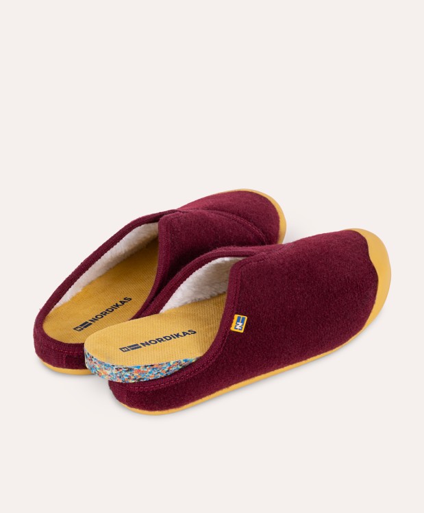 Nordikas ZAPATILLAS DE CASA HOMBRE ARTIK BURDEOS