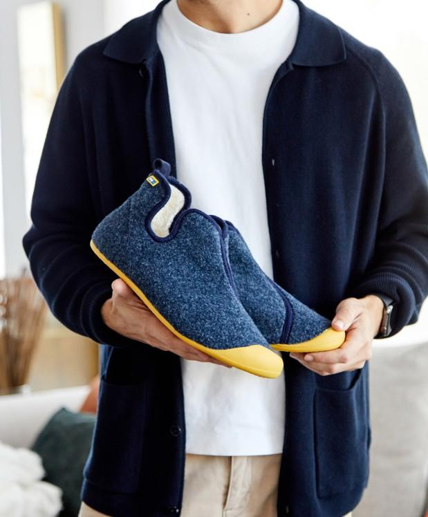 nordikas ZAPATILLAS DE CASA HOMBRE ARTIK MARINO