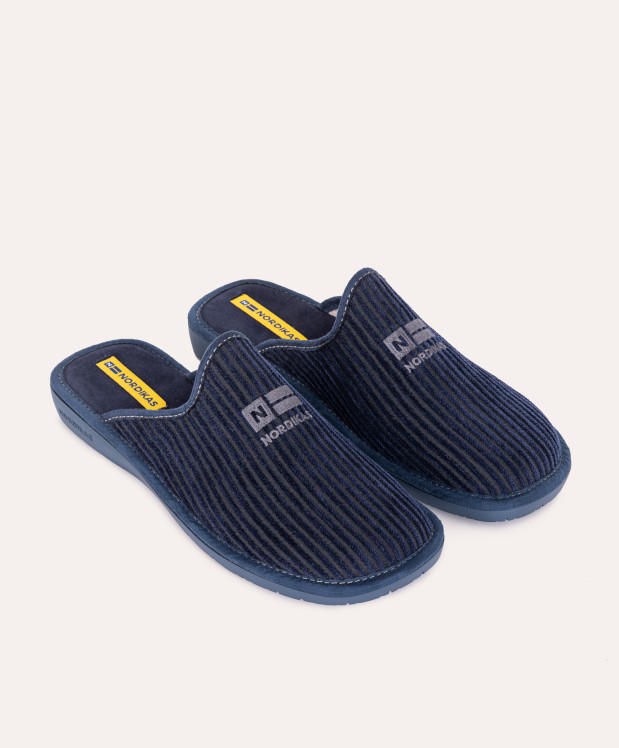 Nordikas ZAPATILLAS DE CASA HOMBRE CORDELE MARINO