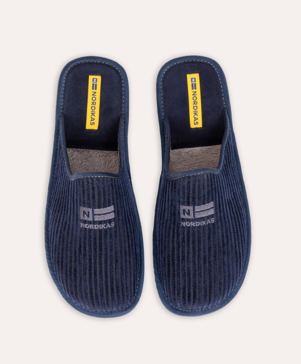 Nordikas ZAPATILLAS DE CASA HOMBRE CORDELE MARINO