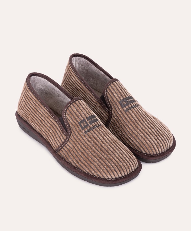 Nordikas ZAPATILLAS DE CASA HOMBRE CORDELE MOKA