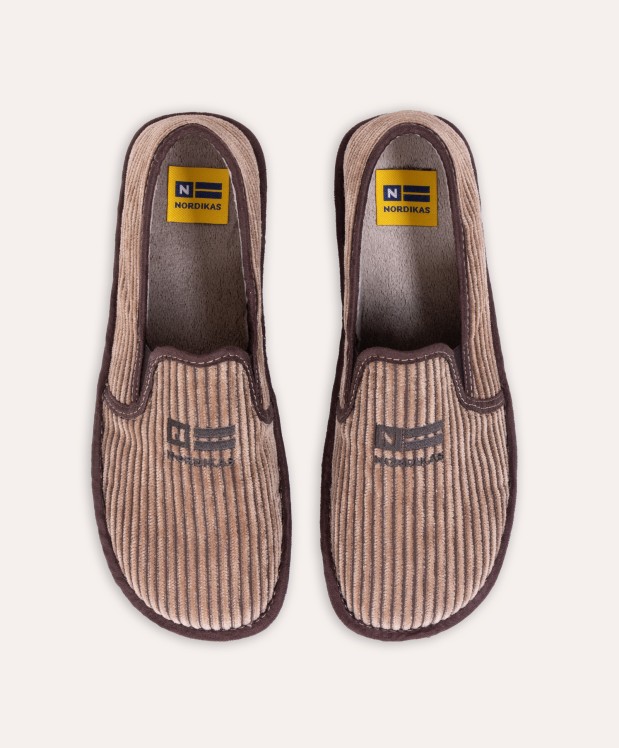 Nordikas ZAPATILLAS DE CASA HOMBRE CORDELE MOKA