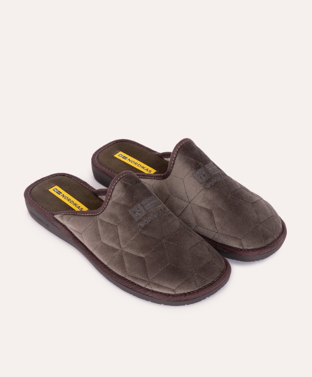 nordikas ZAPATILLAS DE CASA HOMBRE CUBIK KAKI