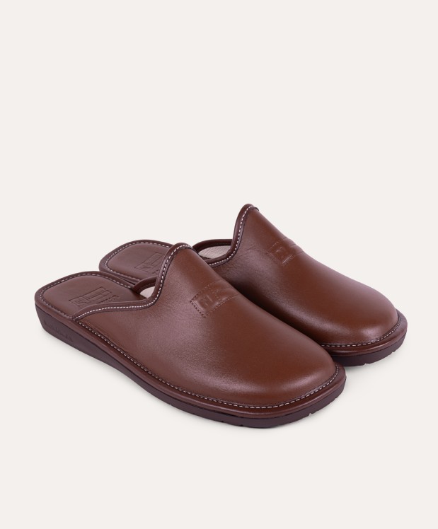 Nordikas ZAPATILLAS DE CASA HOMBRE DUBLIN CUERO