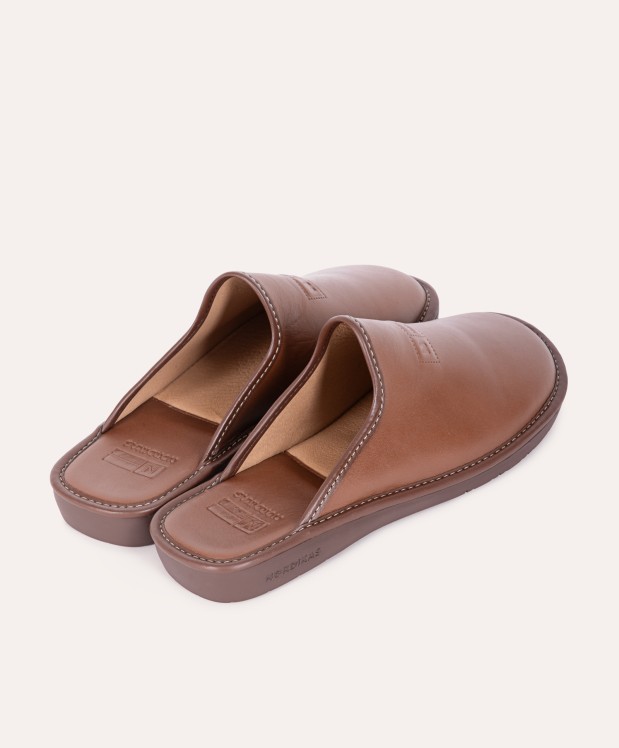 Nordikas ZAPATILLAS DE CASA HOMBRE DUBLIN CUERO
