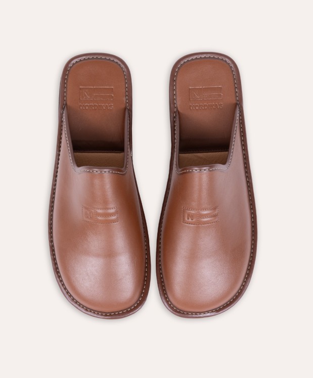 Nordikas ZAPATILLAS DE CASA HOMBRE DUBLIN CUERO