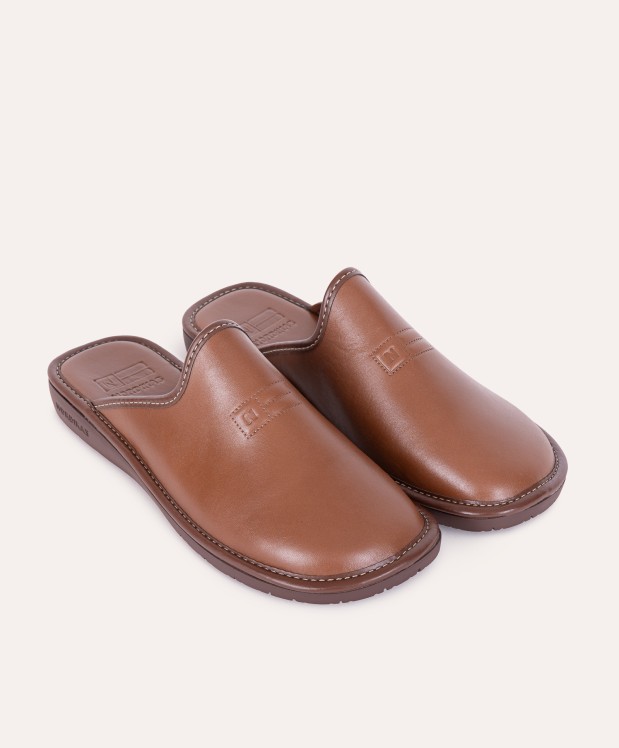nordikas ZAPATILLAS DE CASA HOMBRE DUBLIN CUERO