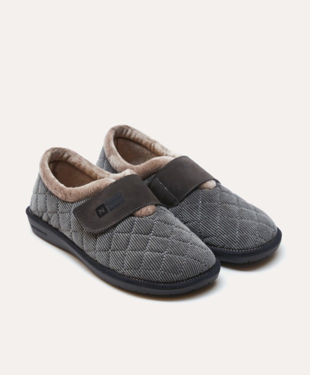 nordikas ZAPATILLAS DE CASA HOMBRE EDIMBURGO GRIS