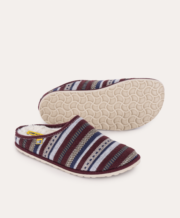 Nordikas ZAPATILLAS DE CASA HOMBRE LAPONIA BURDEOS