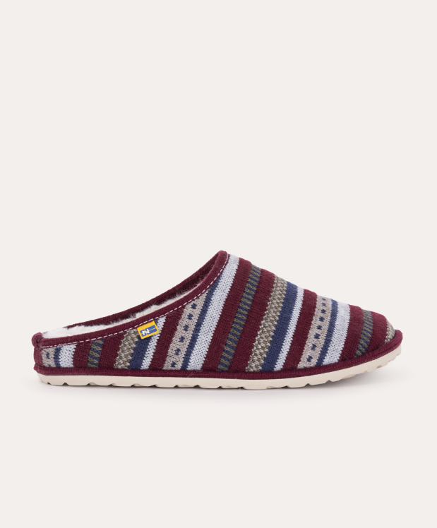 nordikas ZAPATILLAS DE CASA HOMBRE LAPONIA BURDEOS