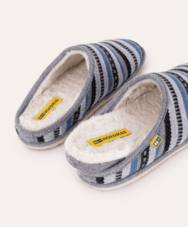 Nordikas ZAPATILLAS DE CASA HOMBRE LAPONIA GRIS