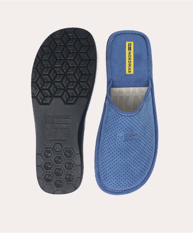 Nordikas ZAPATILLAS DE CASA HOMBRE MICRO DENIM