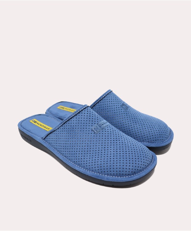 nordikas ZAPATILLAS DE CASA HOMBRE MICRO DENIM