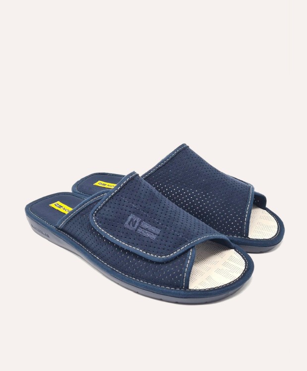 Nordikas ZAPATILLAS DE CASA HOMBRE MICRO MARINO