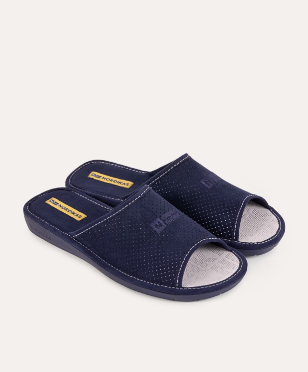 nordikas ZAPATILLAS DE CASA HOMBRE MICRO MARINO