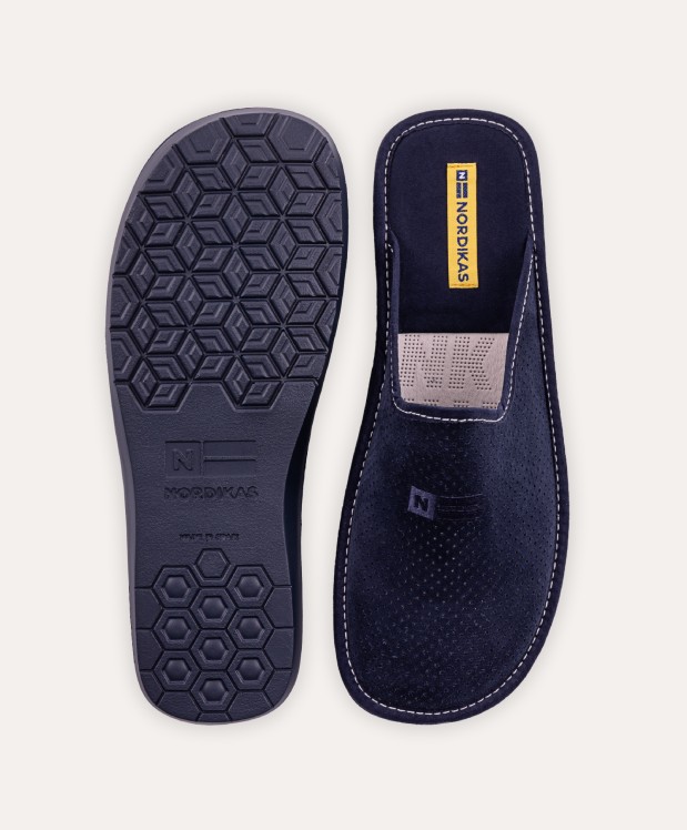 Nordikas ZAPATILLAS DE CASA HOMBRE MICRO MARINO