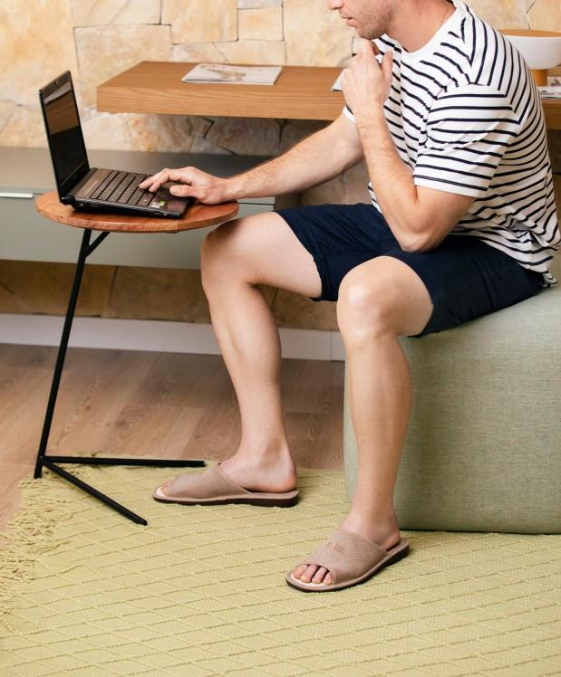 Nordikas ZAPATILLAS DE CASA HOMBRE MICRO TIERRA