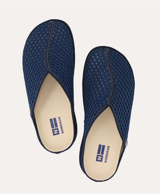 Nordikas ZAPATILLAS DE CASA HOMBRE OVALO MARINO