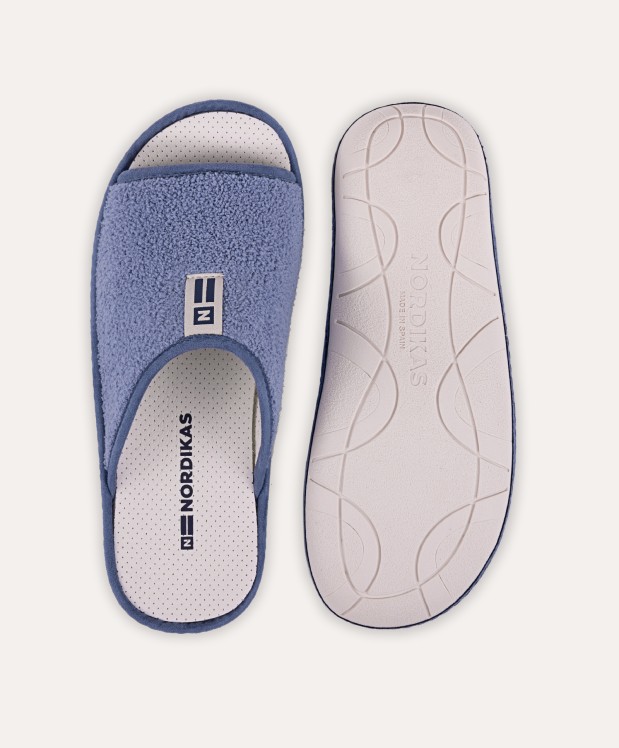 Nordikas ZAPATILLAS DE CASA HOMBRE RIZO AZUL