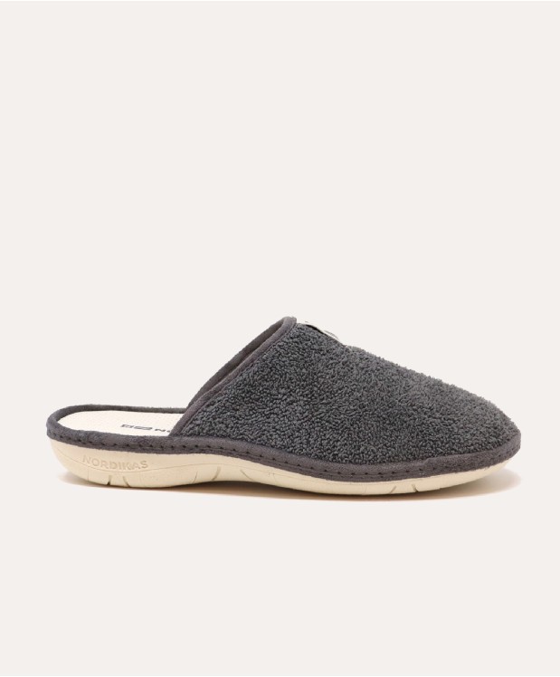 Nordikas ZAPATILLAS DE CASA HOMBRE RIZO GRIS