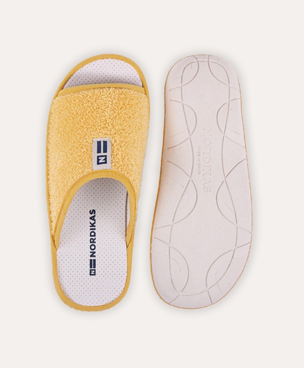 Nordikas ZAPATILLAS DE CASA HOMBRE RIZO MOSTAZA