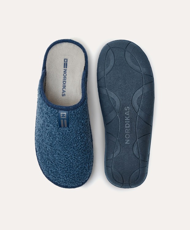 Nordikas ZAPATILLAS DE CASA HOMBRE TEDDY DENIM