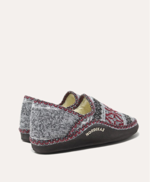 Nordikas ZAPATILLAS DE CASA HOMBRE TEIDE GRIS