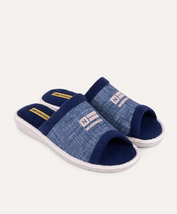 Nordikas ZAPATILLAS DE CASA HOMBRE TEJANO AZUL