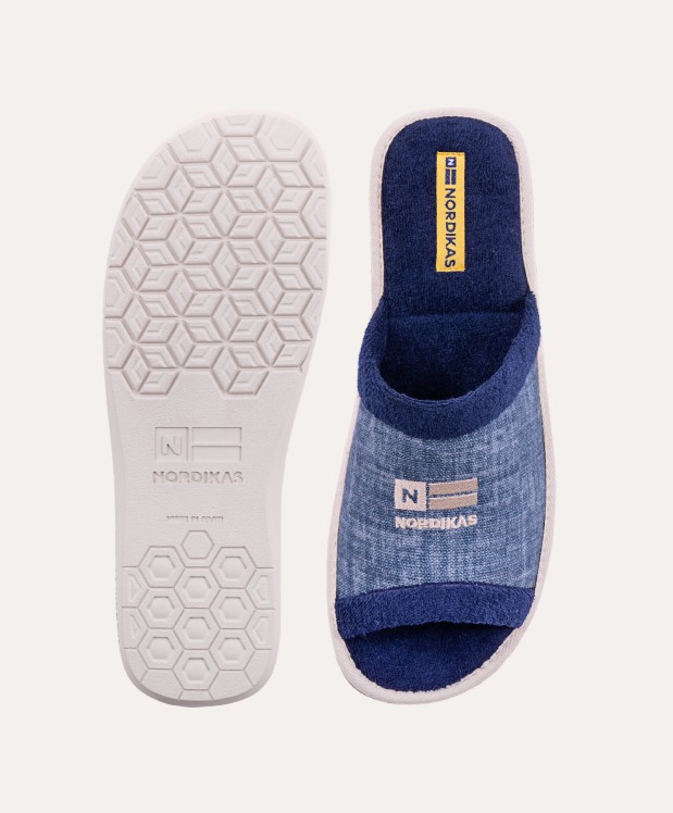Nordikas ZAPATILLAS DE CASA HOMBRE TEJANO AZUL